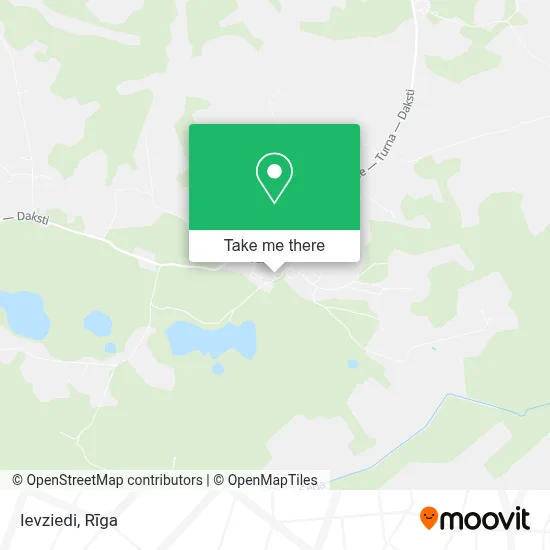 Ievziedi map