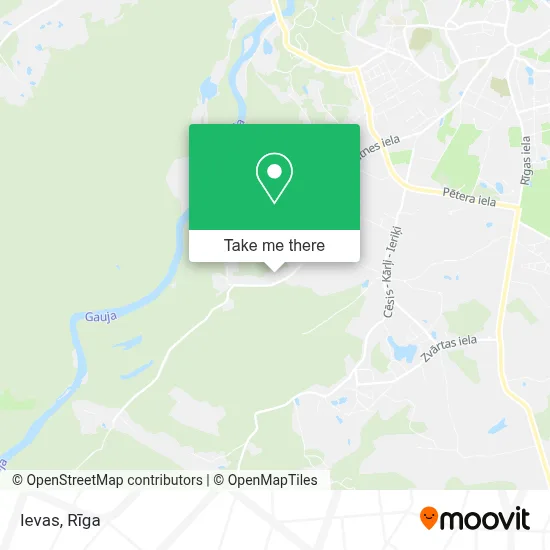 Ievas map