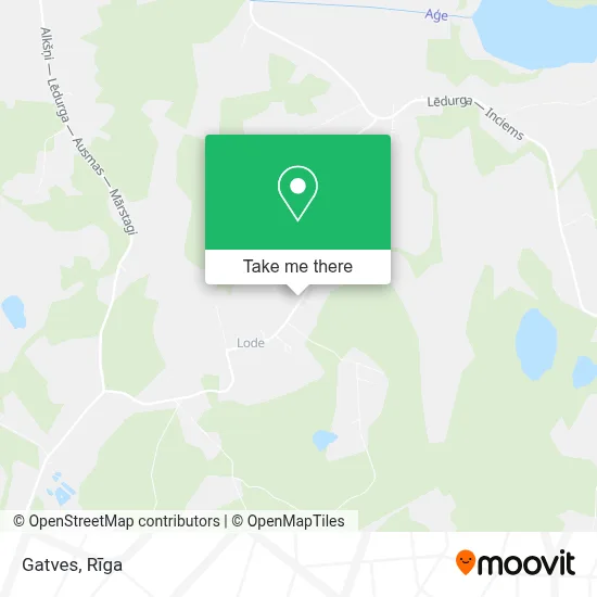Gatves map