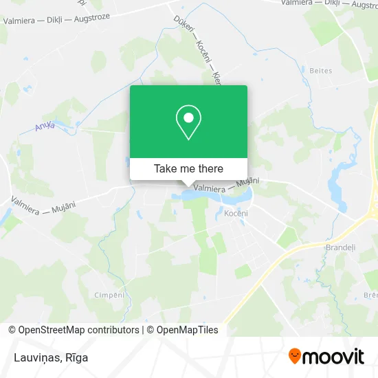 Lauviņas map