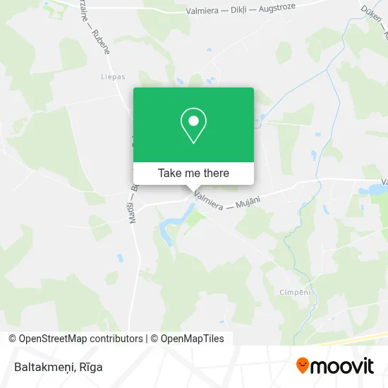 Baltakmeņi map