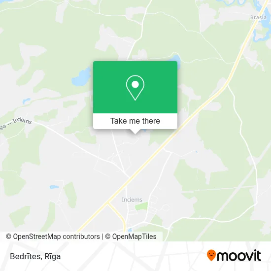 Bedrītes map