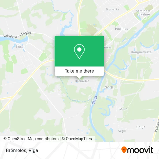 Brēmeles map