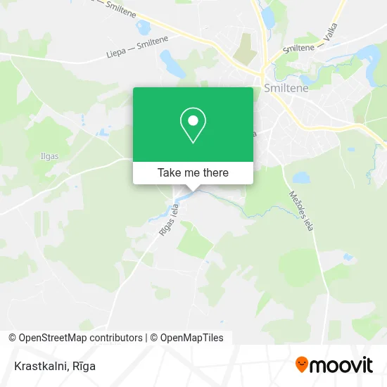 Krastkalni map