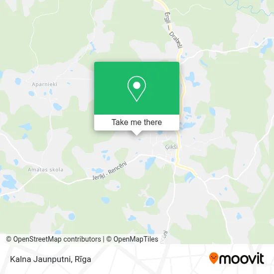 Kalna Jaunputni map