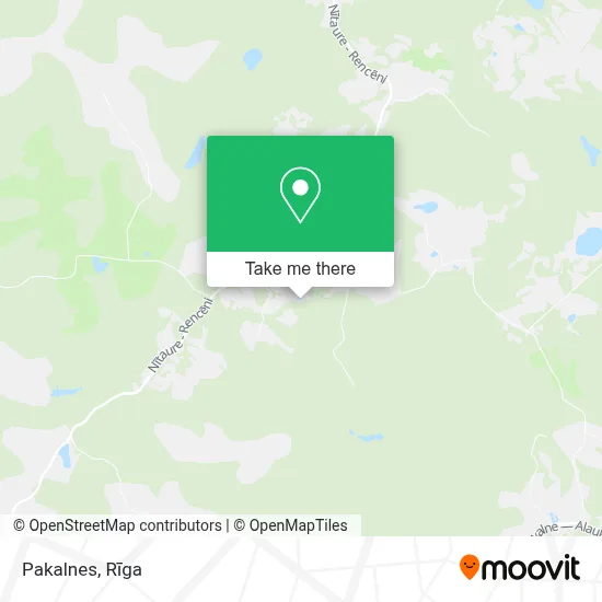 Pakalnes map