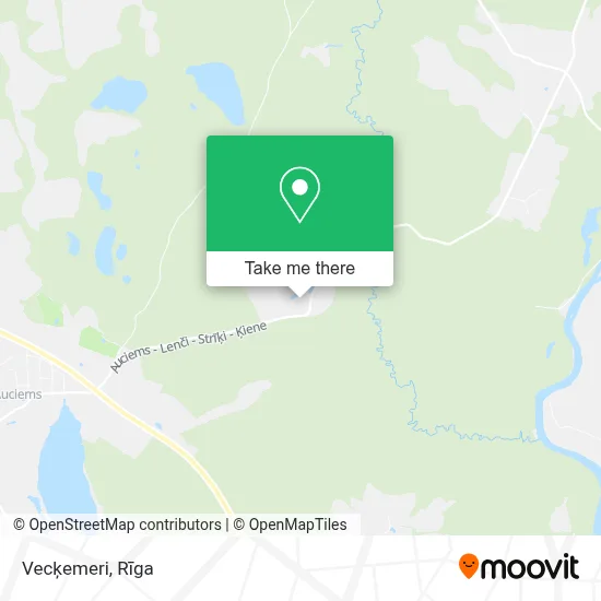 Vecķemeri map