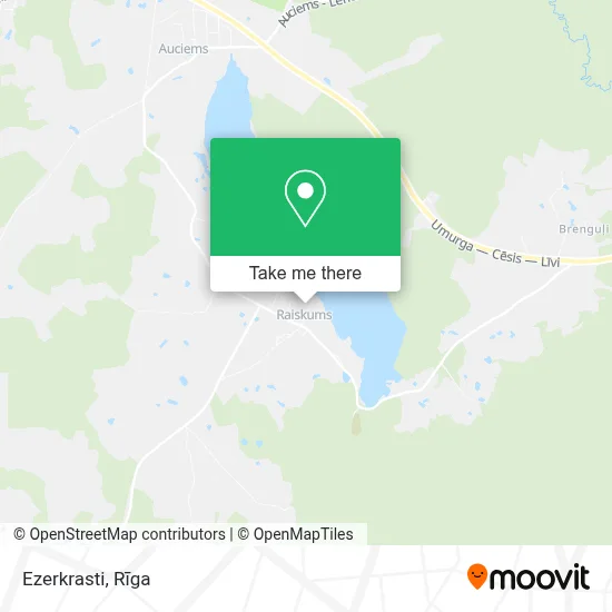 Ezerkrasti map