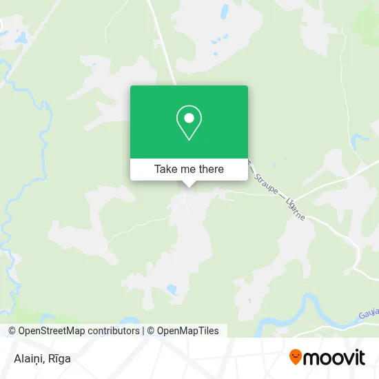 Alaiņi map