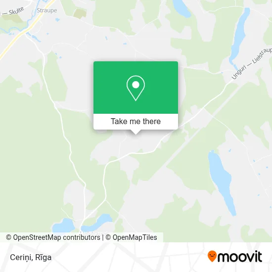 Ceriņi map