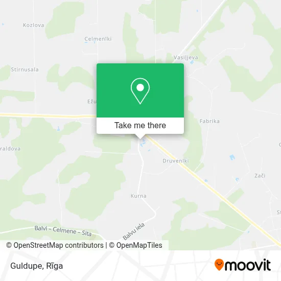 Guldupe map