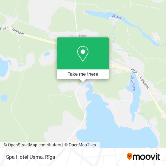 Spa Hotel Usma map