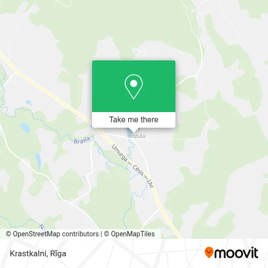 Krastkalni map