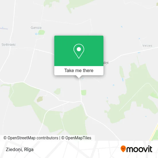 Ziedoņi map