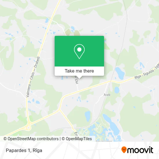 Papardes 1 map