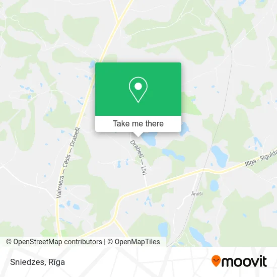 Sniedzes map