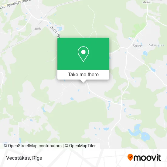 Vecstākas map