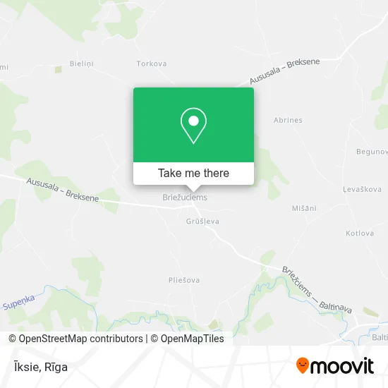 Īksie map