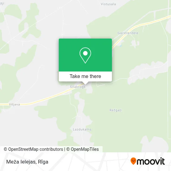 Meža Ielejas map