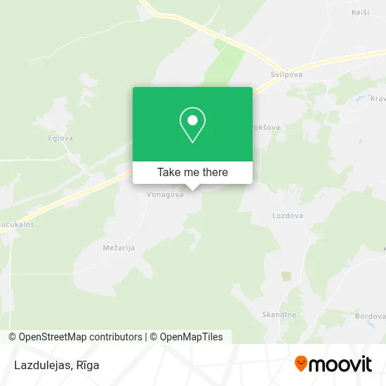 Lazdulejas map