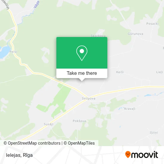 Ielejas map