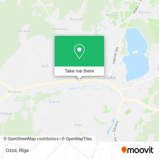 Ozoli map