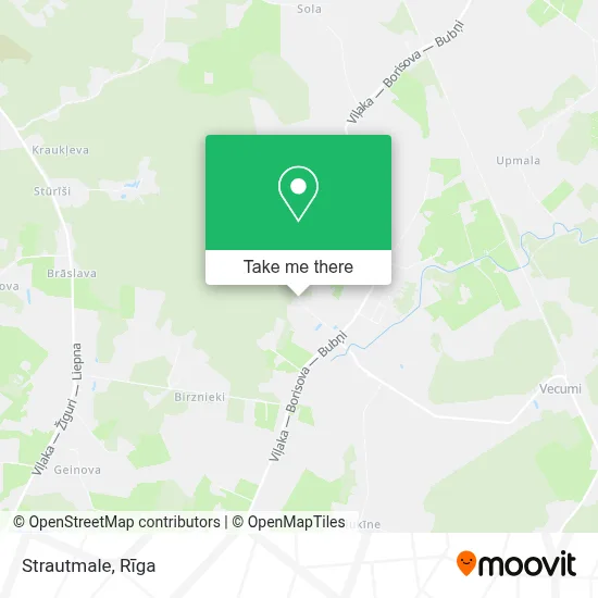 Strautmale map