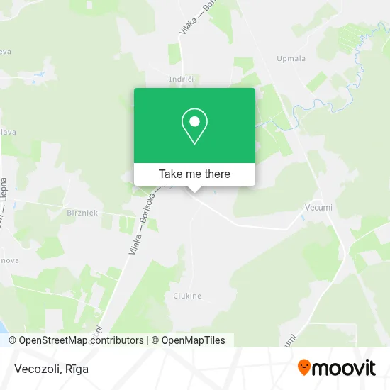 Vecozoli map