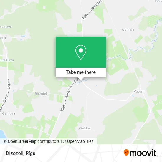 Dižozoli map