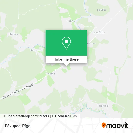 Rāvupes map