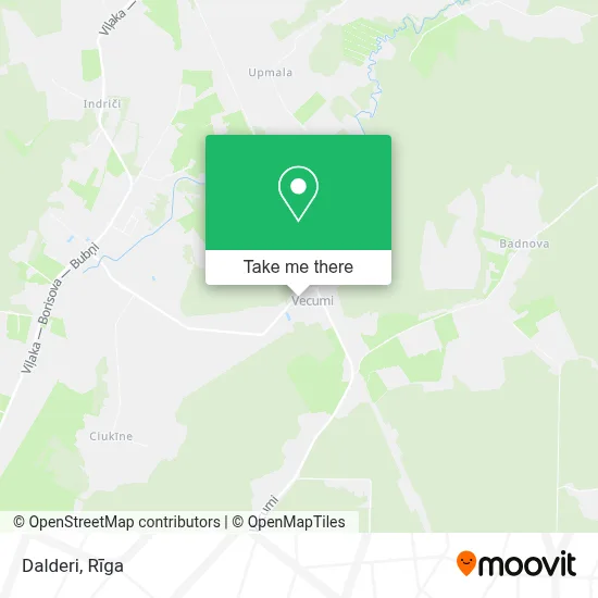 Dalderi map