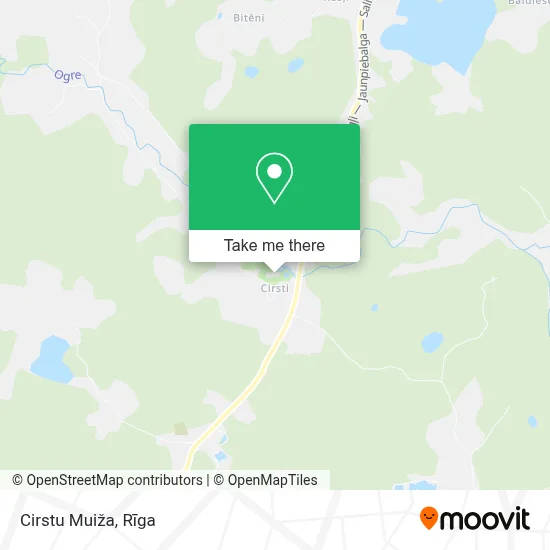Cirstu Muiža map