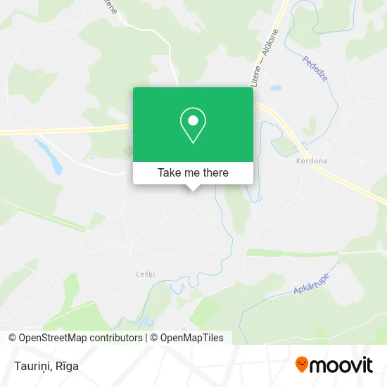 Tauriņi map