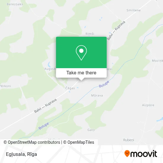 Egļusala map