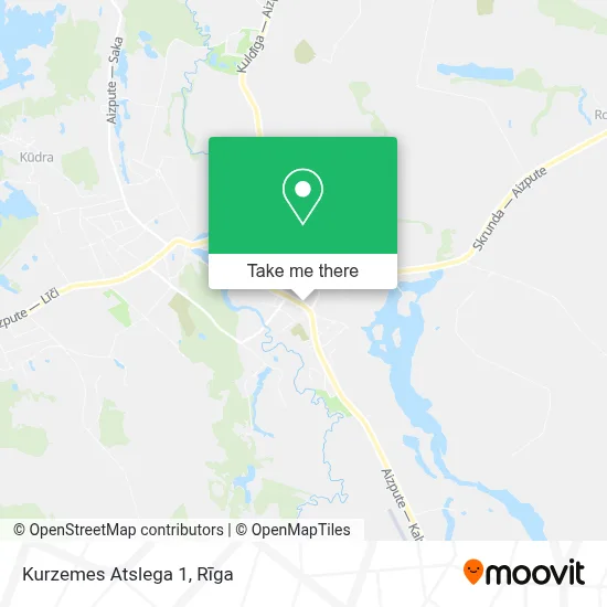 Kurzemes Atslega 1 map