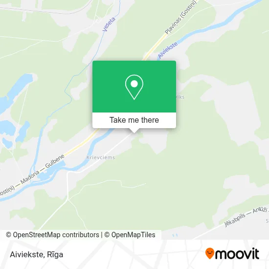 Aiviekste map