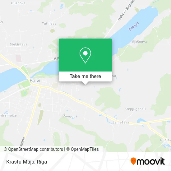 Krastu Māja map
