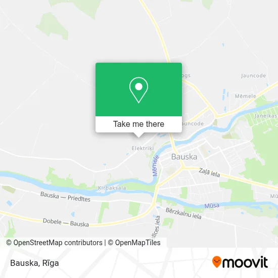 Bauska map