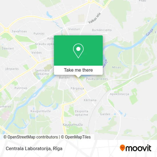 Centrala Laboratorija map
