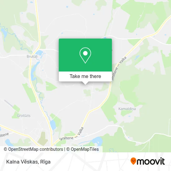 Kalna Vēskas map