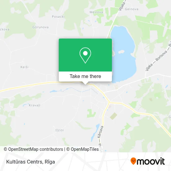 Kultūras Centrs map