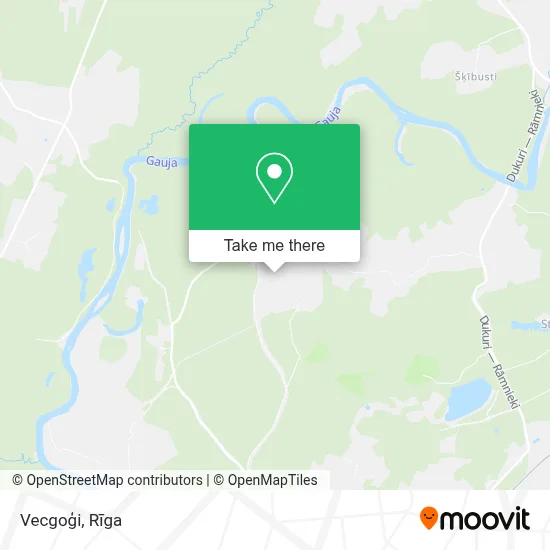 Vecgoģi map