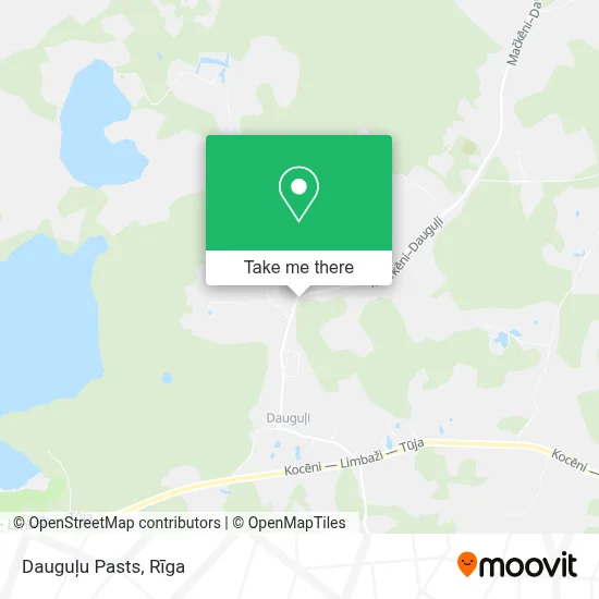 Dauguļu Pasts map