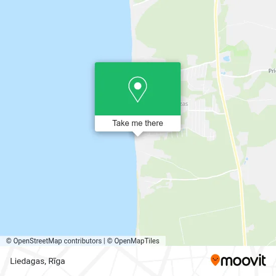 Liedagas map