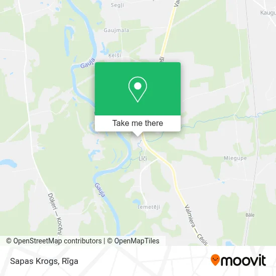 Sapas Krogs map