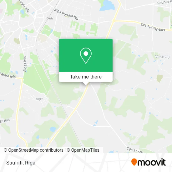 Saulrīti map