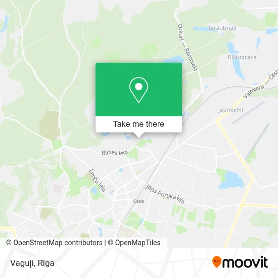 Vaguļi map