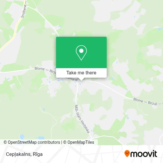 Cepļakalns map