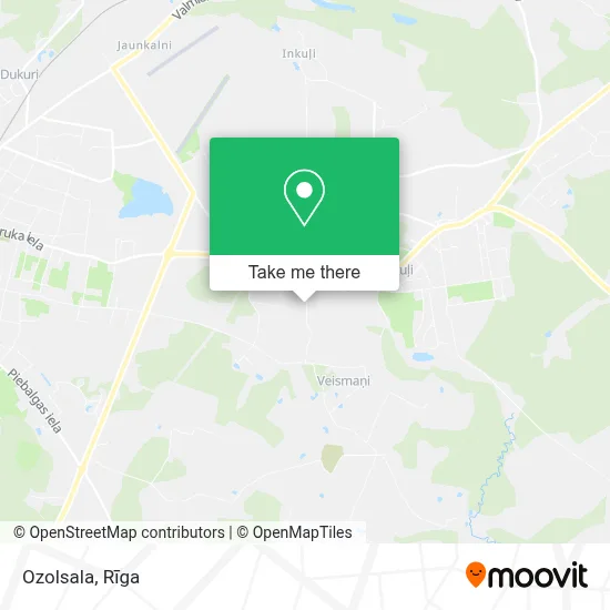 Ozolsala map