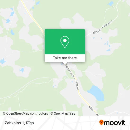 Zeltkalns 1 map
